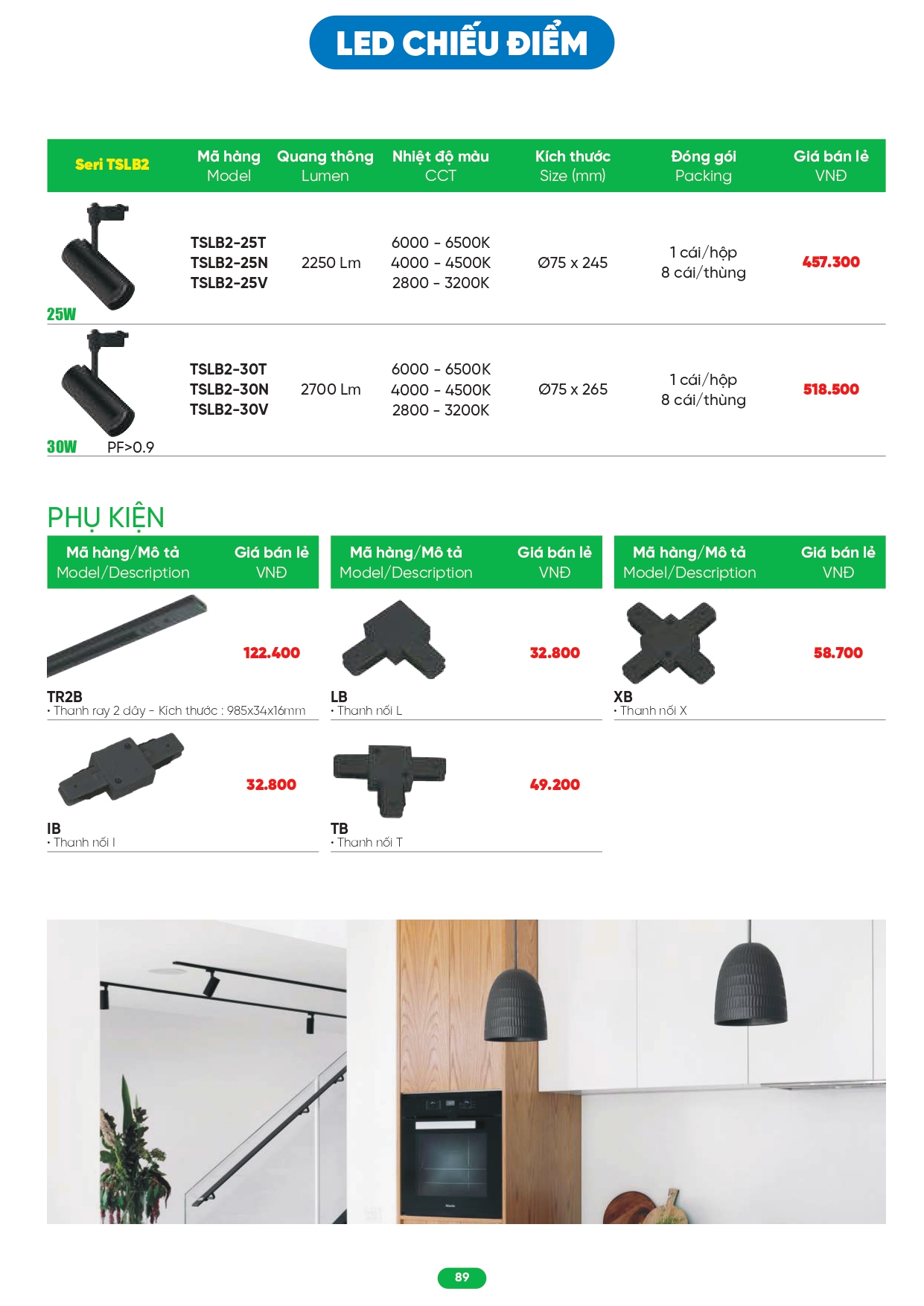 Bảng giá đèn LED MPE 2026